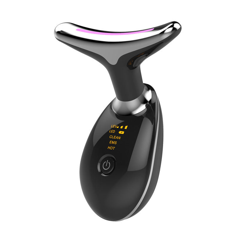 Gesichts & Halsmassager mit LED und Wärmetherapie