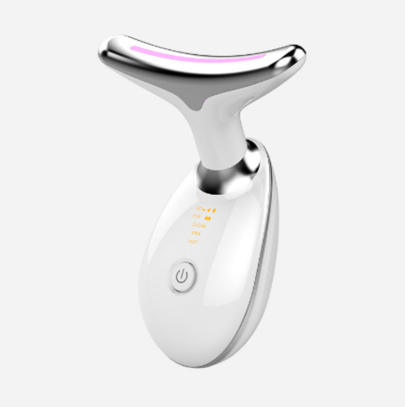 Gesichts & Halsmassager mit LED und Wärmetherapie