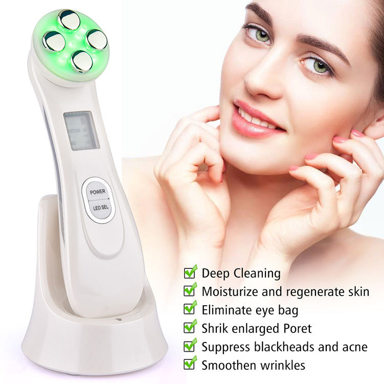4-in-1 Hautstraffungsgerät – HIFU, RF, EMS & LED Anti-Aging Gerät