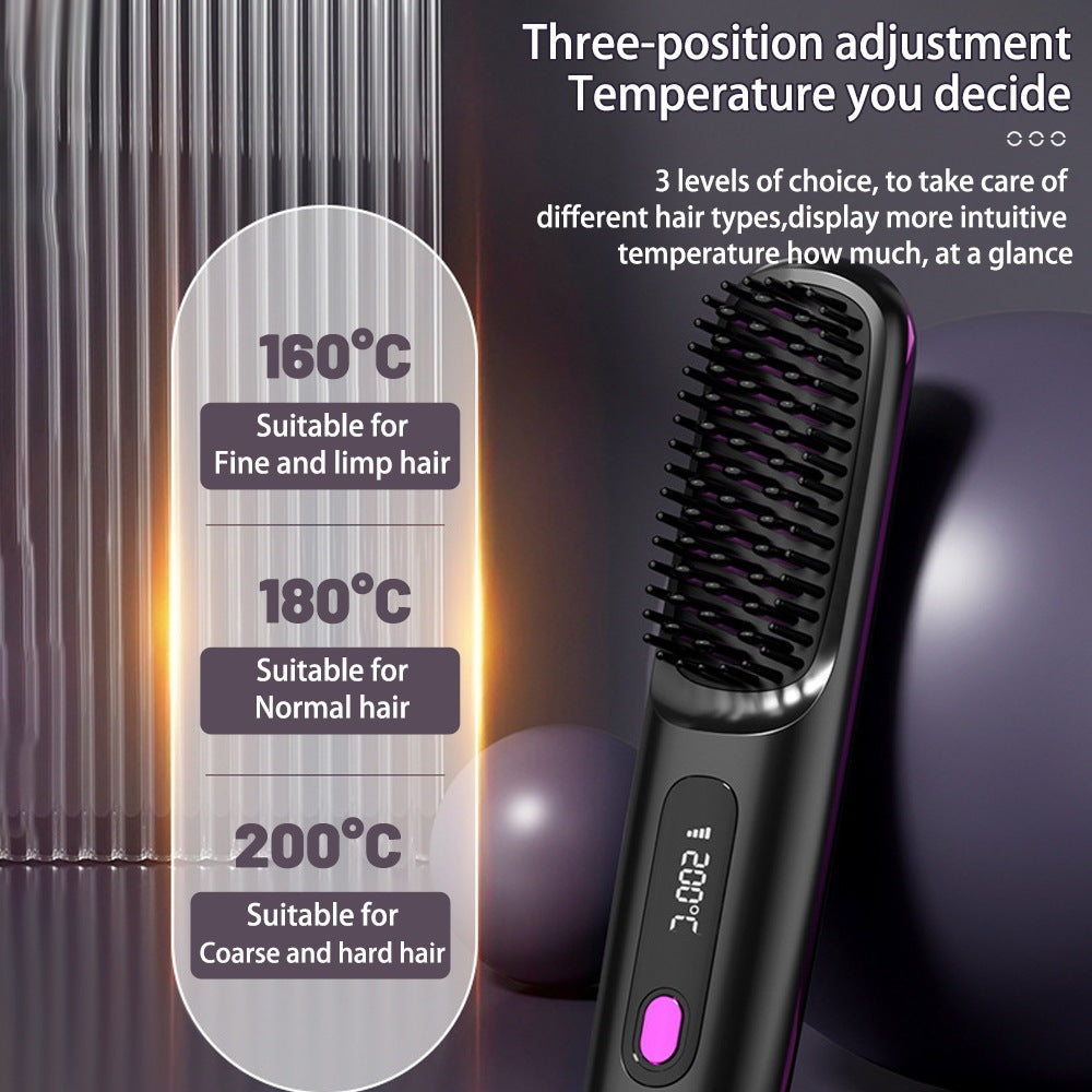 LumiStraight™ Glättbürste – Glattes & glänzendes Haar