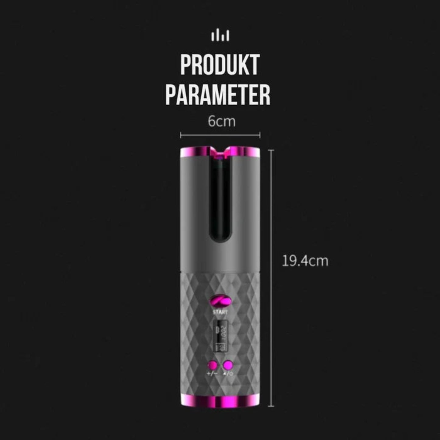 LumiCurl™ Automatischer Lockenstab – Kabellos & Schonend