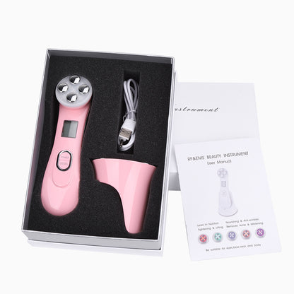 4-in-1 Hautstraffungsgerät – HIFU, RF, EMS & LED Anti-Aging Gerät