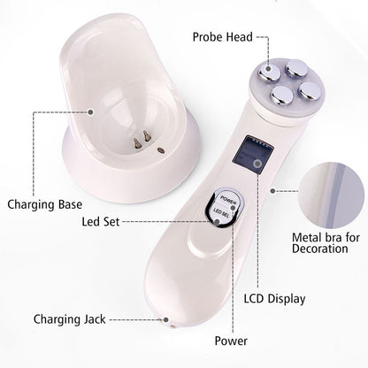 4-in-1 Hautstraffungsgerät – HIFU, RF, EMS & LED Anti-Aging Gerät