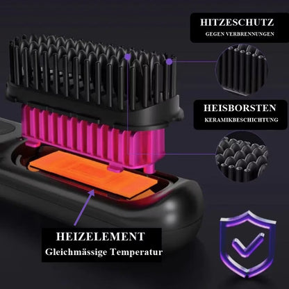 LumiStraight™ Glättbürste – Glattes & glänzendes Haar