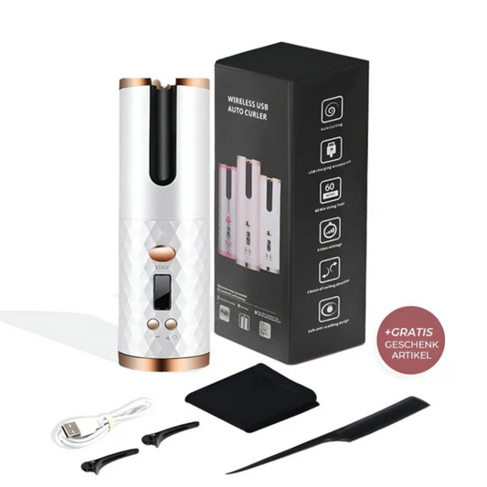 LumiCurl™ Automatischer Lockenstab – Kabellos & Schonend
